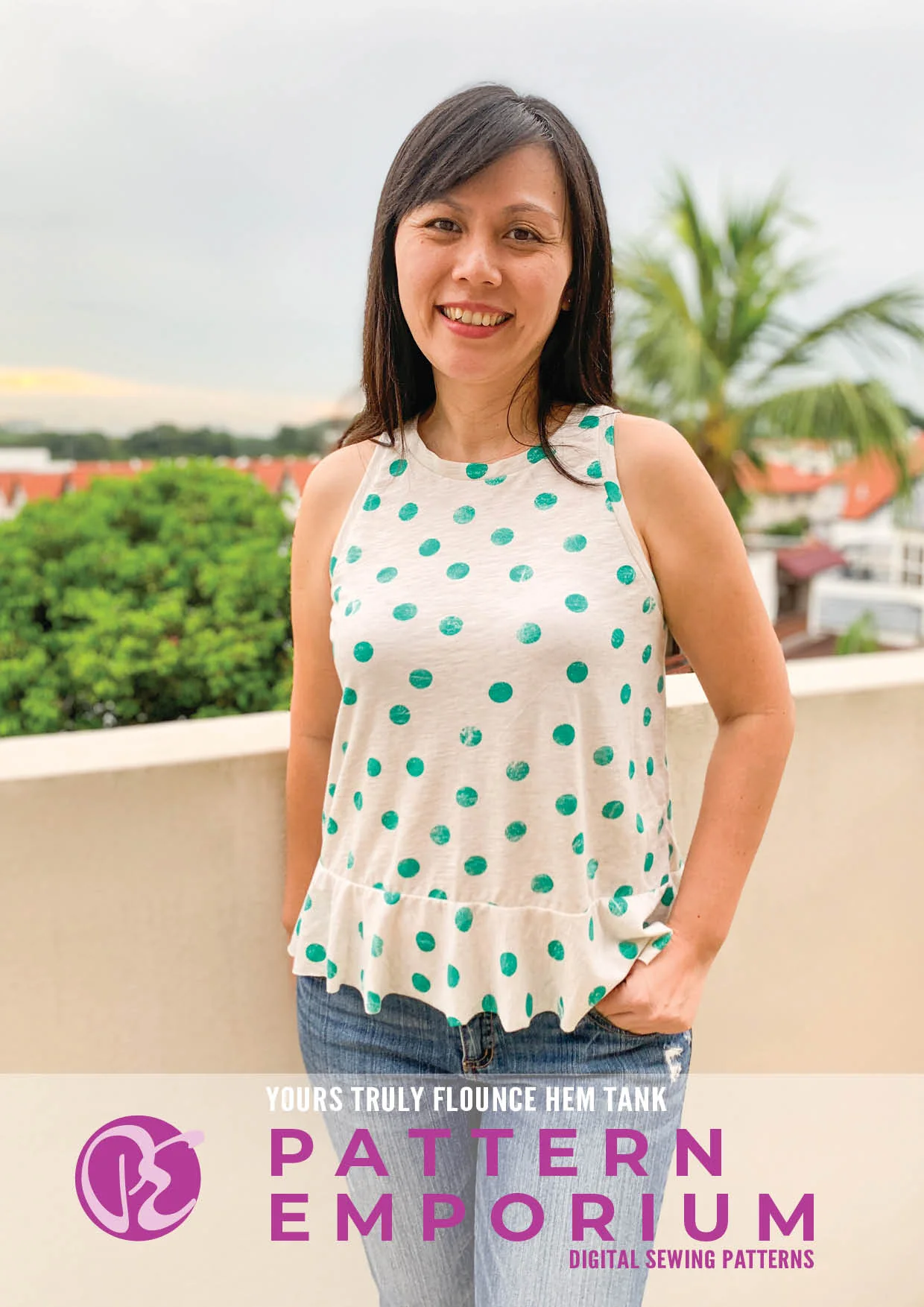 Yours Truly | Flounce Hem Tank PDF Sewing Pattern - Image 51