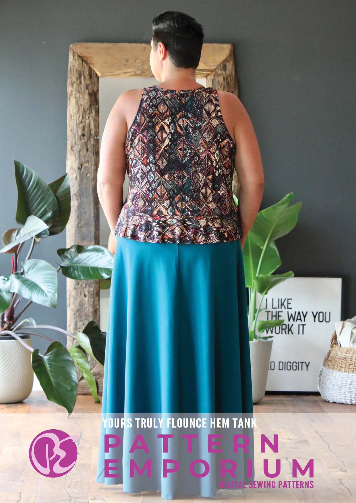Yours Truly | Flounce Hem Tank PDF Sewing Pattern - Image 6